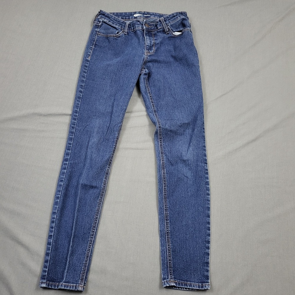 Old Navy‎ Womens Super Skinny Jeans Dark Wash Size 2 Stretch Retro Preppy